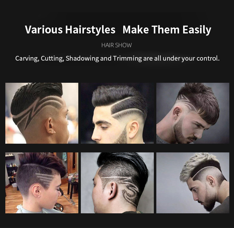 Hair Cutter Electric Hair Clipper Electric Clipper Oil Head Carved Adult Razor Bald Head Hair Scissors Rechargeable