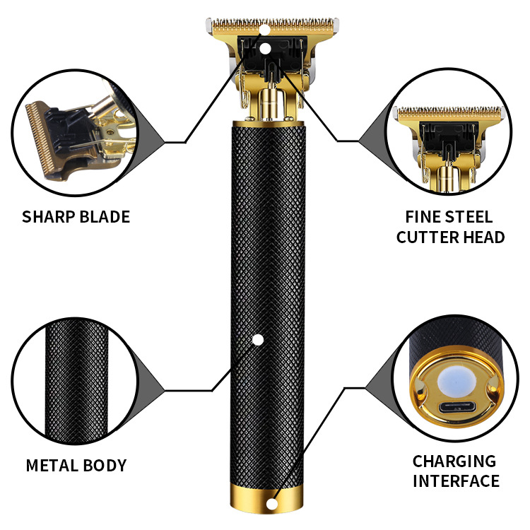 Hair Cutter Electric Hair Clipper Electric Clipper Oil Head Carved Adult Razor Bald Head Hair Scissors Rechargeable