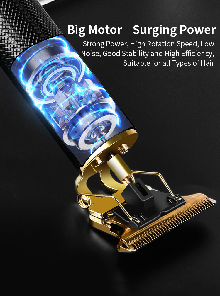 Hair Cutter Electric Hair Clipper Electric Clipper Oil Head Carved Adult Razor Bald Head Hair Scissors Rechargeable
