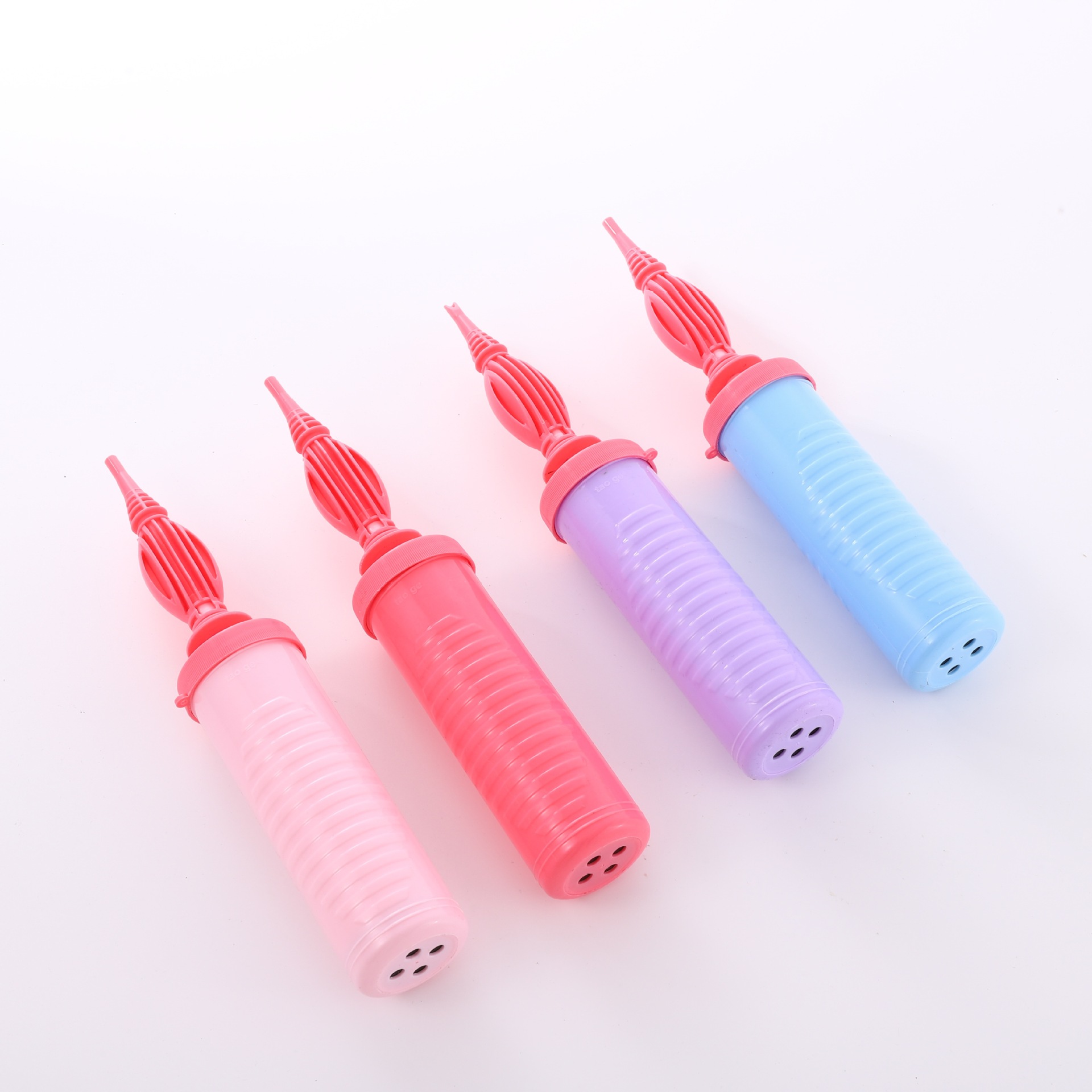 Inflator Tire Pump Inflator Balloon Hand Push Charging Cylinder Inflator Manual Plastic Pump Tire Pump Inflator Portable Bevel Balloon Pump Tire Pump Inflator
