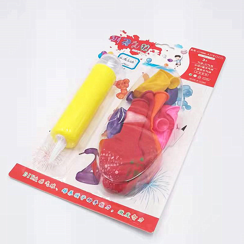 Balloon Card with Inflator Romantic Wedding Ceremony Wedding Room Layout Birthday Party Decoration Festive Matte Thick Balloon