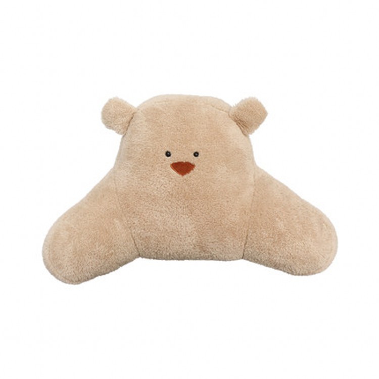 Automotive Headrest Car Neck Pillow Female Creative Cartoon Cute Plush Pillow Car Seat Bear Back Cushion Throw Pillow