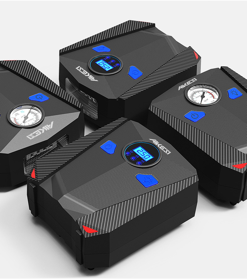 Aike Vehicle Air Pump Digital Display Lighting Car Inflator Car 12V Portable Tire Inflator Aike Vehicle Air Pump Digital Display Lighting Car Inflator Car 12V Portable Tire Inflator