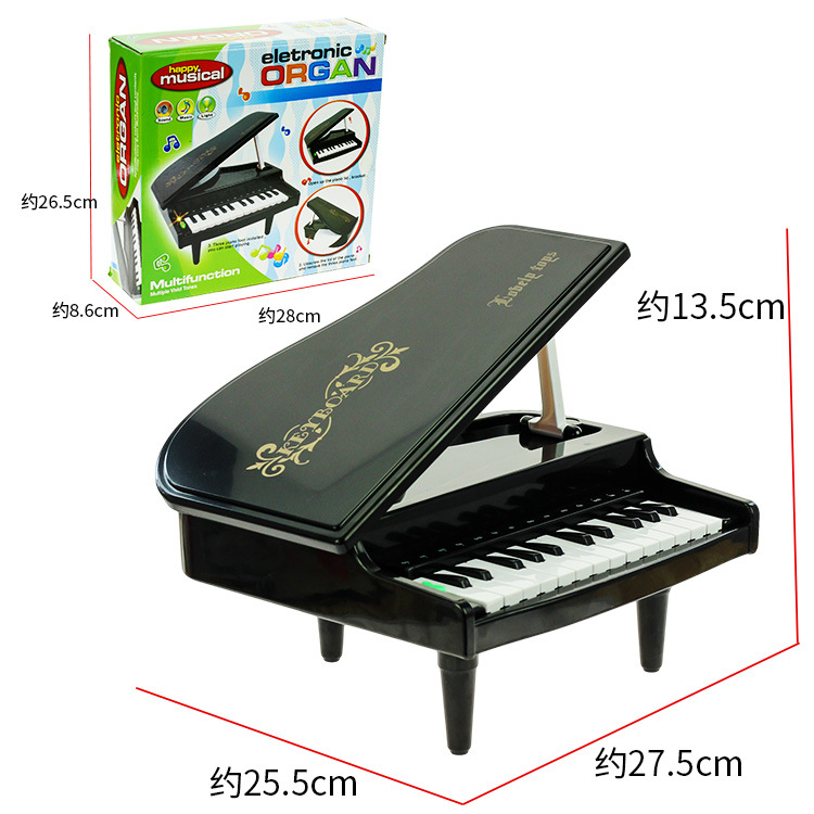 Children&#039;s Electronic Keyboard Support One Piece Dropshipping Foreign Trade Popular Style 3-7 Years Old Children Early Education Educational Toys Music Little Piano Pattern