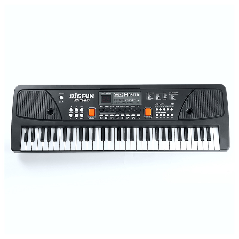 Wholesale Children&#039;s Electronic Keyboard Piano with Microphone Multi-Function 61 Key 16 Tone 5 Rhythm with USB/MP3