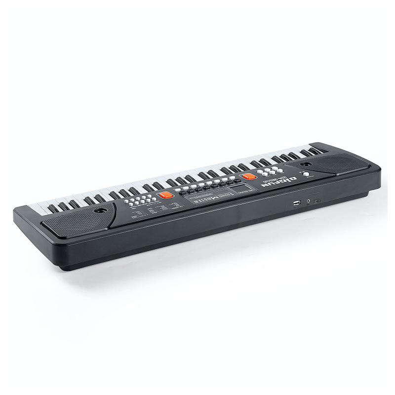 Wholesale Children&#039;s Electronic Keyboard Piano with Microphone Multi-Function 61 Key 16 Tone 5 Rhythm with USB/MP3