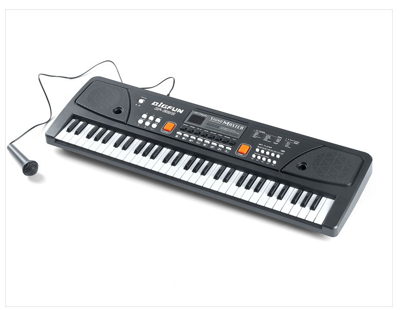 Wholesale Children's Electronic Keyboard Piano with Microphone Multi-Function 61 Key 16 Tone 5 Rhythm with USB/MP3 Wholesale Children's Electronic Keyboard Piano with Microphone Multi-Function 61 Key 16 Tone 5 Rhythm with USB/MP3