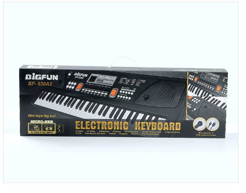 Wholesale Children's Electronic Keyboard Piano with Microphone Multi-Function 61 Key 16 Tone 5 Rhythm with USB/MP3 Wholesale Children's Electronic Keyboard Piano with Microphone Multi-Function 61 Key 16 Tone 5 Rhythm with USB/MP3