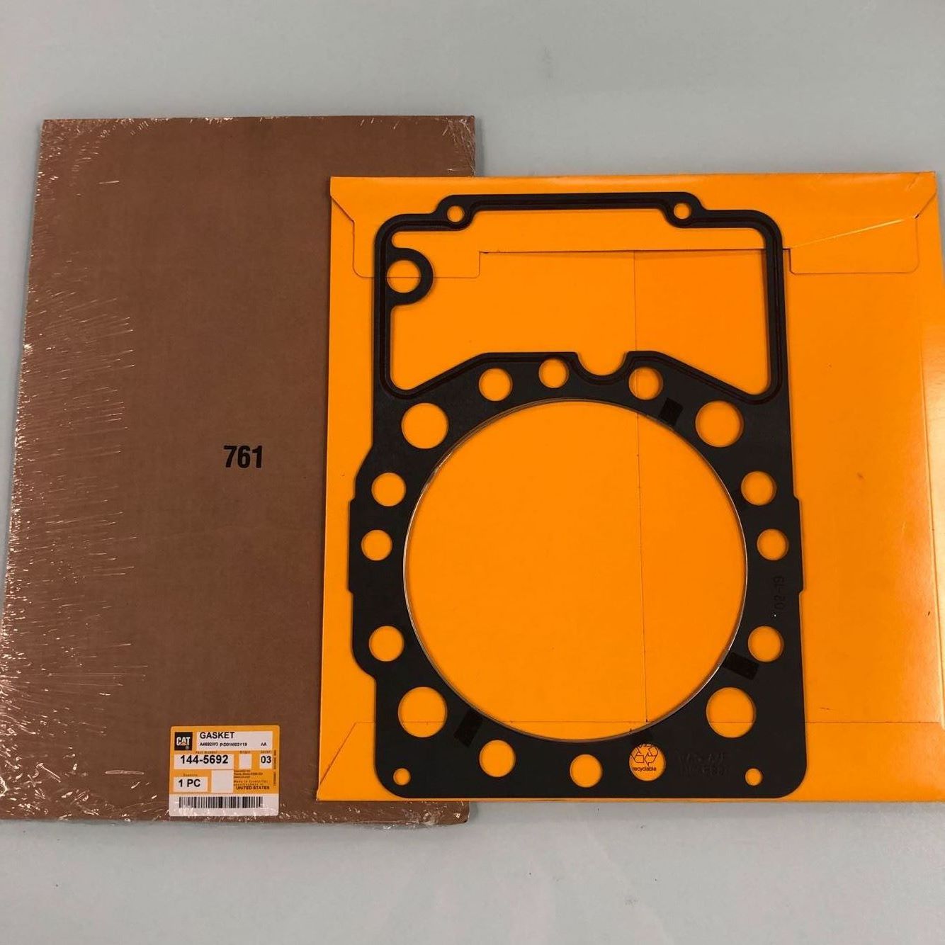 CAT3512 cylinder head gasket