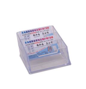 Three plastic transparent advertising Office business card case