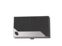 Leather and aluminum business card case card holder card packs