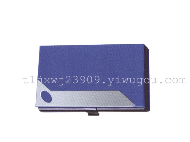Leather and aluminum business card case card holder card packs Leather and aluminum business card case card holder card packs