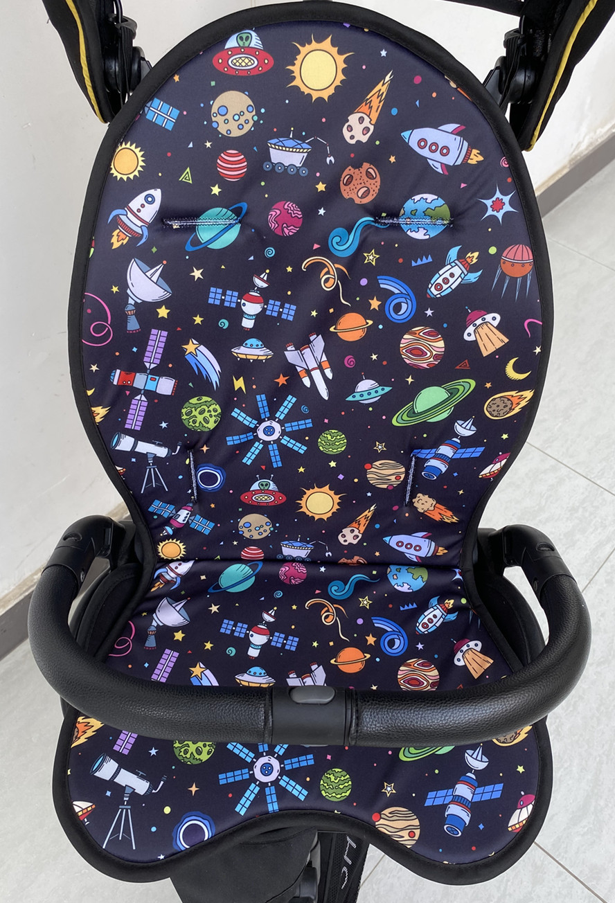Baby Walking Car Seat Cushion Baby Walking Artifact Washing Cloth Cover Back Cushion Baby Stroller Cotton Cushion Seat Cushion