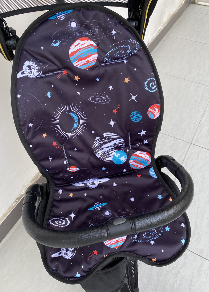 Baby Walking Car Seat Cushion Baby Walking Artifact Washing Cloth Cover Back Cushion Baby Stroller Cotton Cushion Seat Cushion