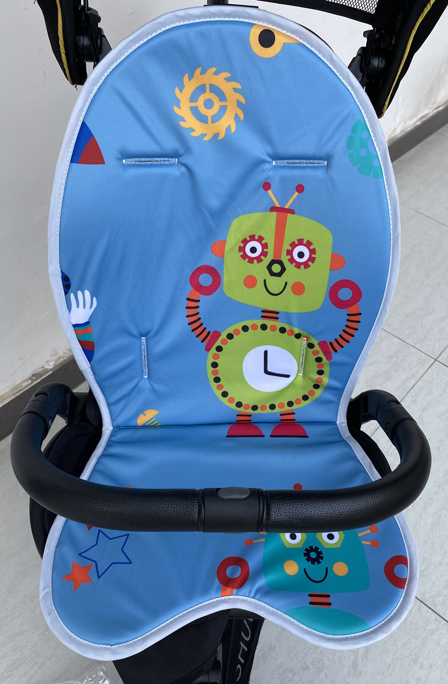 Baby Walking Car Seat Cushion Baby Walking Artifact Washing Cloth Cover Back Cushion Baby Stroller Cotton Cushion Seat Cushion