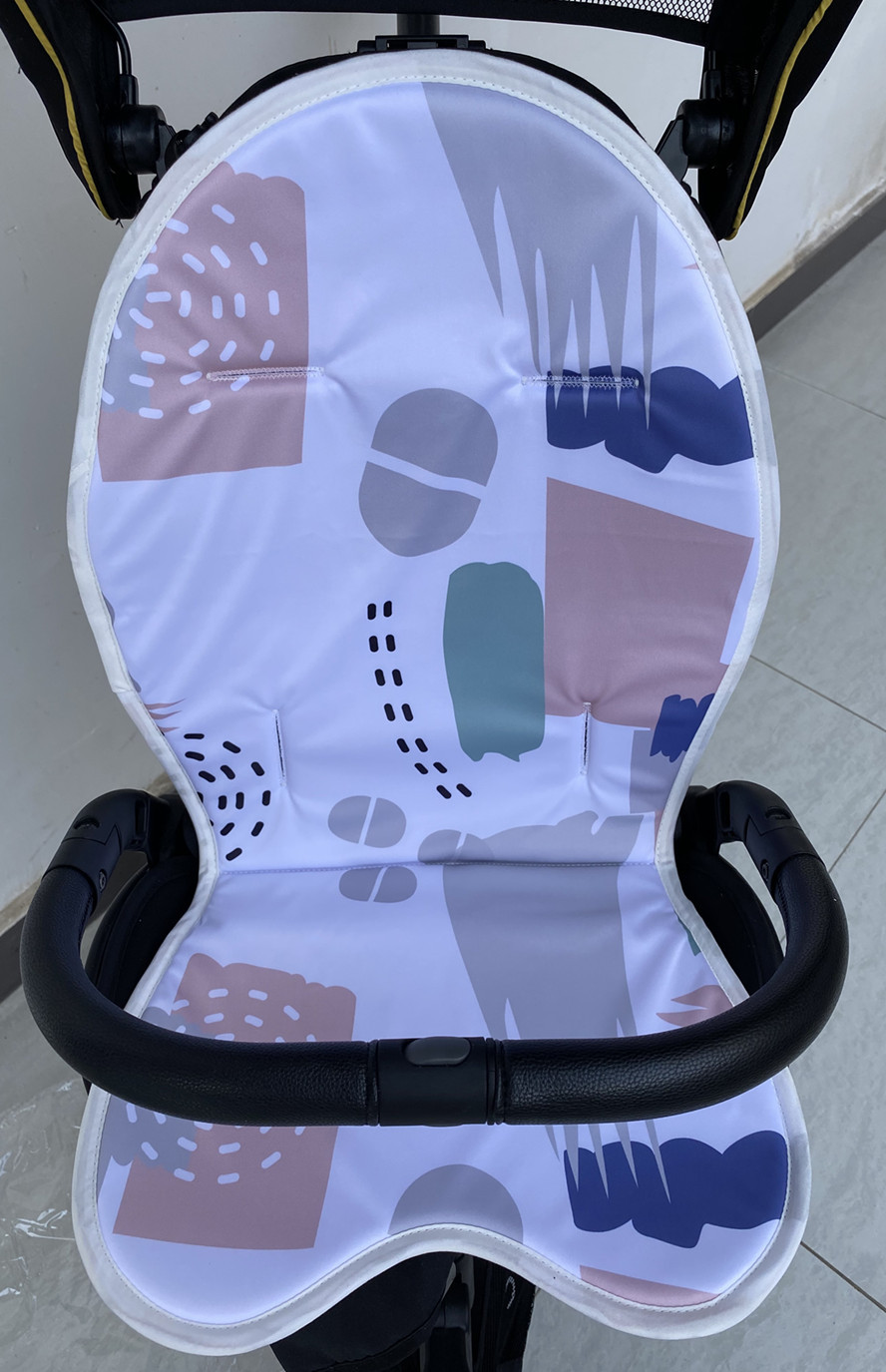 Baby Walking Car Seat Cushion Baby Walking Artifact Washing Cloth Cover Back Cushion Baby Stroller Cotton Cushion Seat Cushion