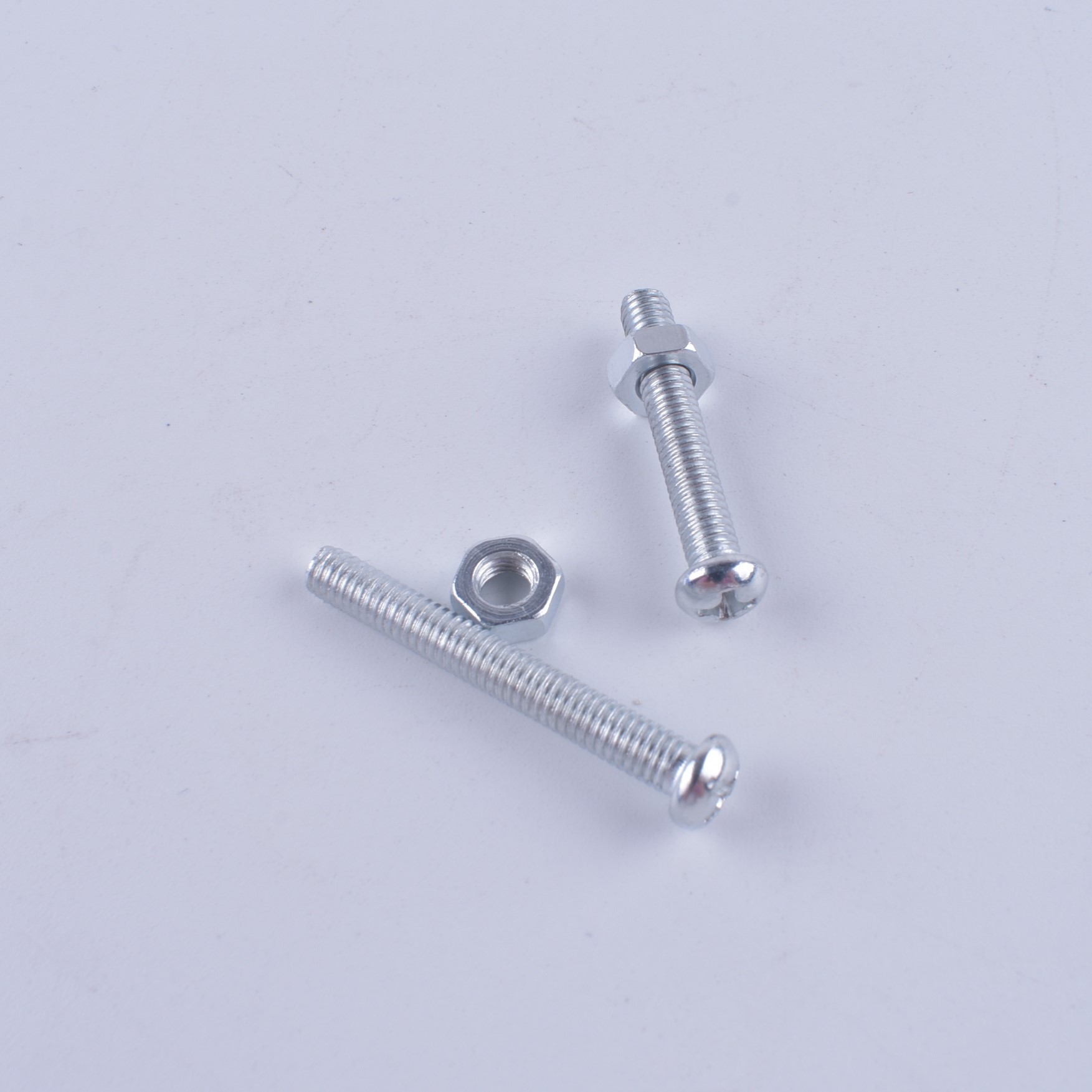Hardware fasteners blister pack 16pcs machine screw and nut set M5*40