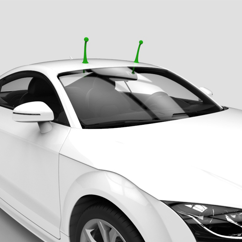 [Car Search Tool] Ask Children's Car 3D Decorative Stickers Anti-Collision Devil Horn Small Sapling Small Tentacles