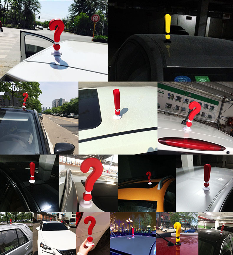 [Car Search Tool] Ask Children's Car 3D Decorative Stickers Anti-Collision Devil Horn Small Sapling Small Tentacles