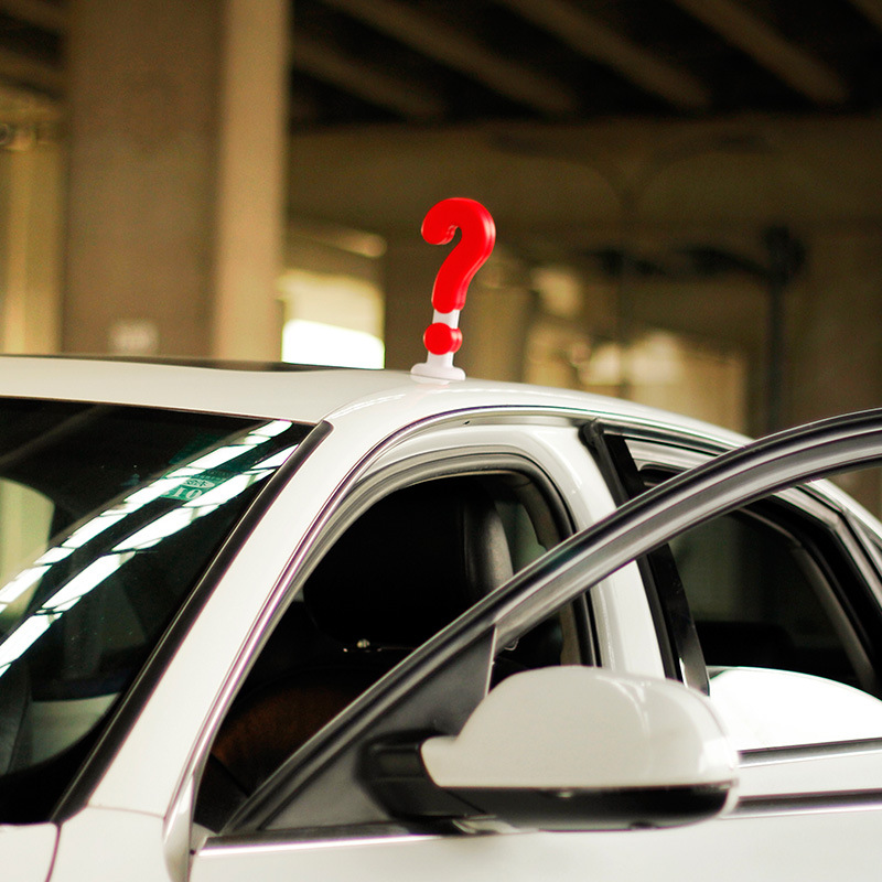 [Car Search Tool] Ask Children's Car 3D Decorative Stickers Anti-Collision Devil Horn Small Sapling Small Tentacles