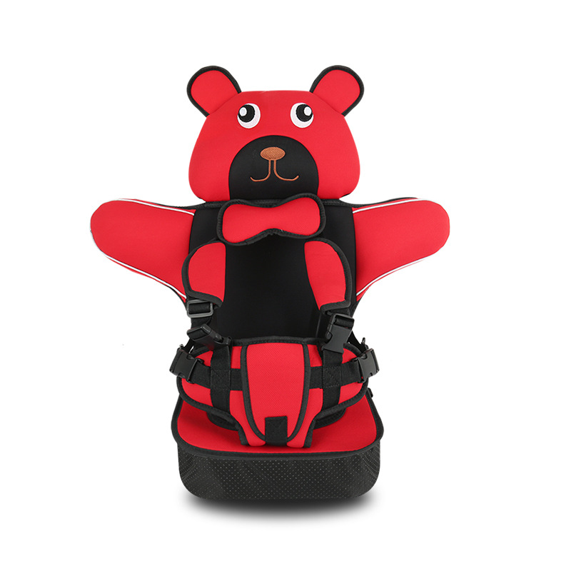 Simple Children's Non-Safe Seat Cushion Non-for Cars Portable Back Belt 0-4 3-12 Years Old