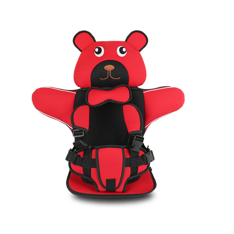 Simple Children's Non-Safe Seat Cushion Non-for Cars Portable Back Belt 0-4 3-12 Years Old