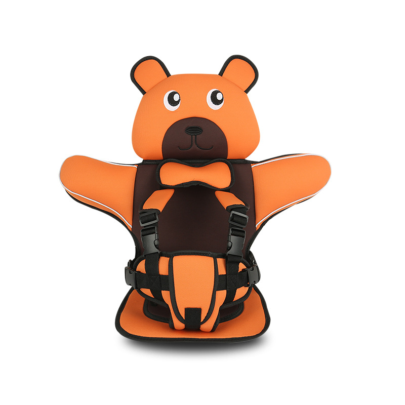 Simple Children's Non-Safe Seat Cushion Non-for Cars Portable Back Belt 0-4 3-12 Years Old