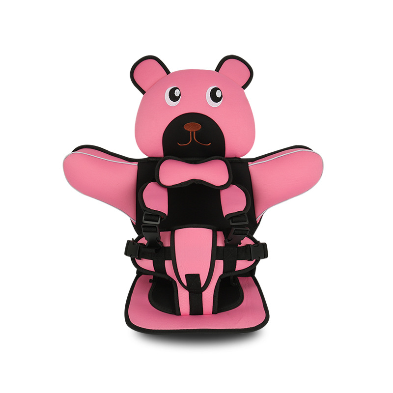 Simple Children's Non-Safe Seat Cushion Non-for Cars Portable Back Belt 0-4 3-12 Years Old