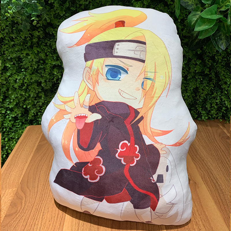 Two-Dimensional Anime Peripheral Derivatives Naruto Sasuke Naruto Special-Shaped Pillow Office Company Back Cushion/Seat Cushion