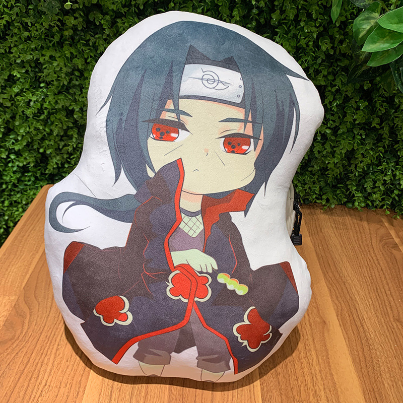 Two-Dimensional Anime Peripheral Derivatives Naruto Sasuke Naruto Special-Shaped Pillow Office Company Back Cushion/Seat Cushion