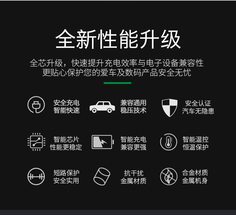 Cross-Border High-Profile Figure Small Horn Car Charger 5v2a Mini Car Charger Car Mobile Phone USB Charging Head