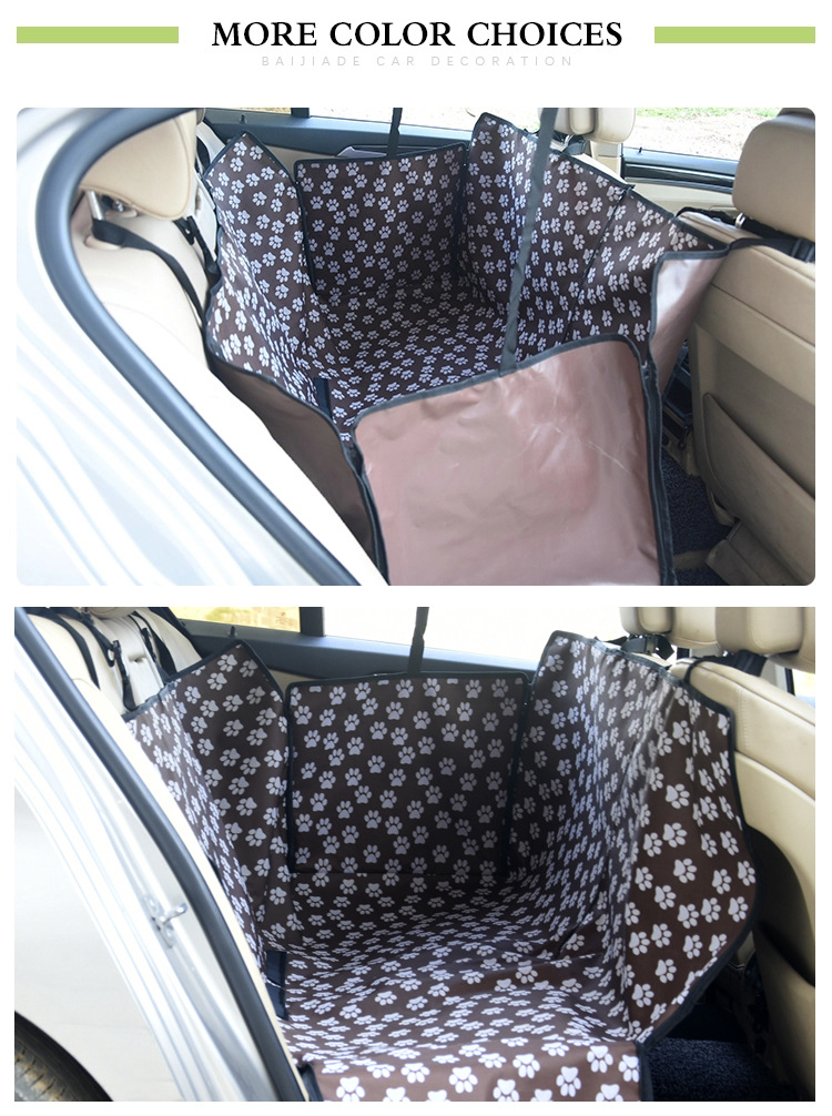 Amazon Hot Automotive Pet Pad Car Seat Back Dog Mat Dog Bed Water and Dirt Resistant Cushion Thickened Dog Bed