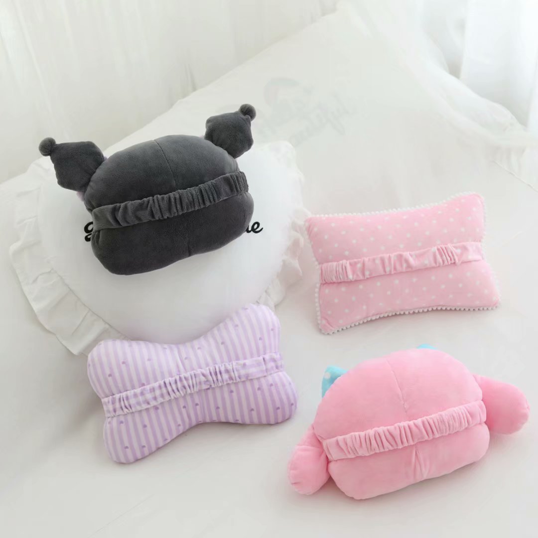 Japanese Cute Little Devil Automotive Headrest Car Seat Bone Pillow Back Cushion Throw Pillow Cushion Car Pillow Cushion