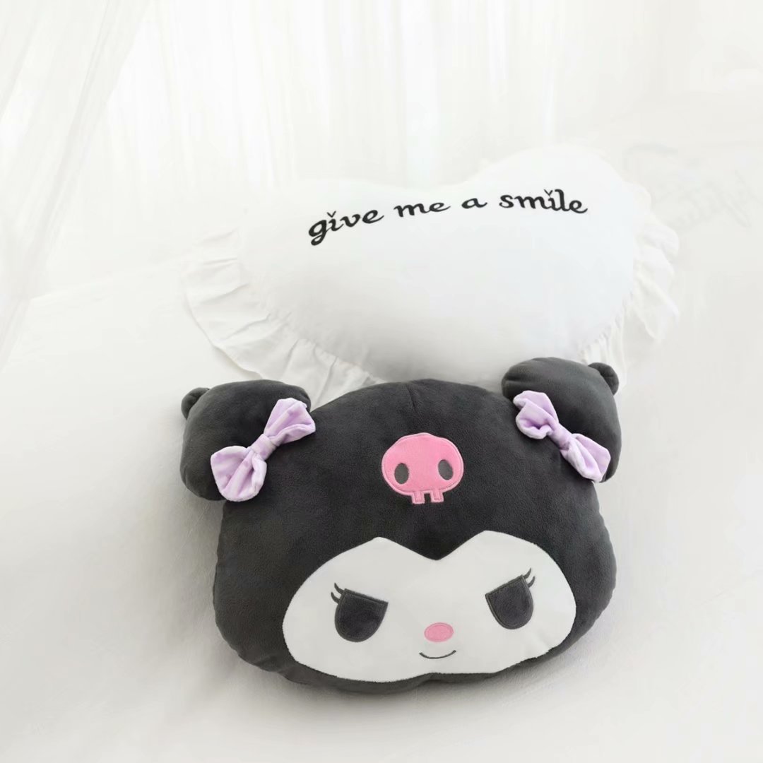 Japanese Cute Little Devil Automotive Headrest Car Seat Bone Pillow Back Cushion Throw Pillow Cushion Car Pillow Cushion