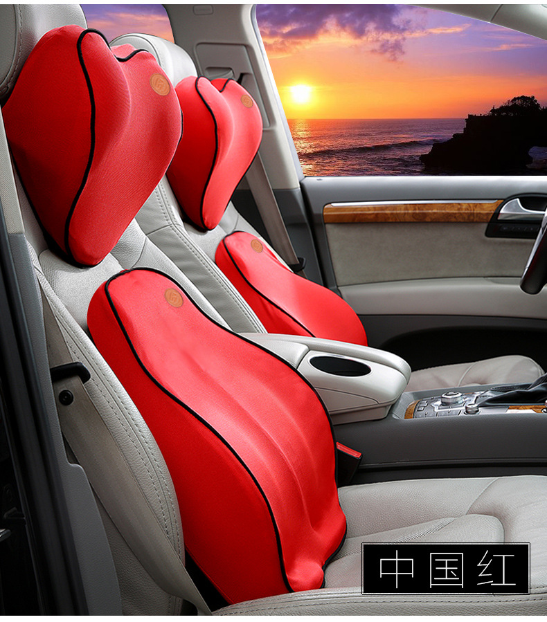 Support Waist Support Car Seat Back Cushion Memory Foam Waist Support Waist Cushion Four Seasons Sponge Waist Pillow