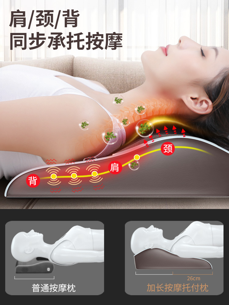 Lumbar Support Pillow Massage Back Seat Cushion Waist Pad Car Cushion Ergonomic Back Cushion Office Waist Support Cushion Lumbar Support Pillow Pad