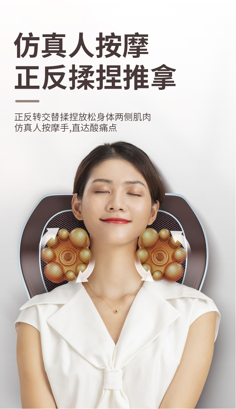Lumbar Support Pillow Massage Back Seat Cushion Waist Pad Car Cushion Ergonomic Back Cushion Office Waist Support Cushion Lumbar Support Pillow Pad