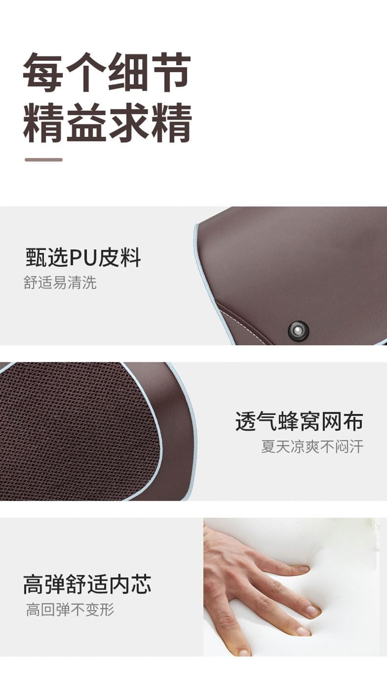 Lumbar Support Pillow Massage Back Seat Cushion Waist Pad Car Cushion Ergonomic Back Cushion Office Waist Support Cushion Lumbar Support Pillow Pad