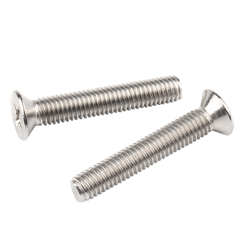 304 Stainless Steel Flat-Head Screw Cross Countersunk Head Screw Self-Tapping Screw Nut Accessories...