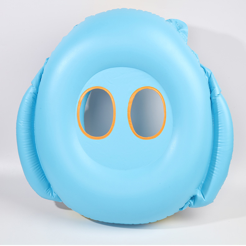 Cross-Border Thickened Children's Steering Wheel Car Horn Boat Swim Ring Baby Inflatable Float Tour Swim Ring-Seat Boat