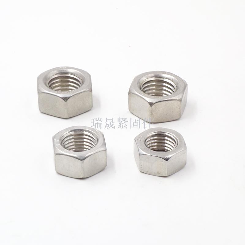 304 hexagonal nut nut screw nut nut fasteners, Stainless Steel (Stainless Steel)