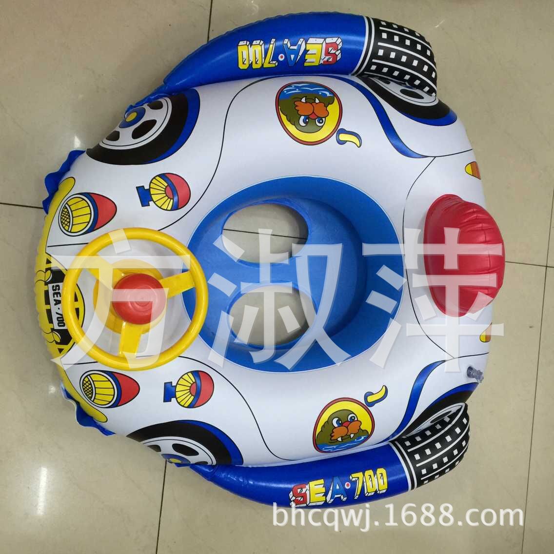 PVC Inflatable Toy Swimming Ring Car Horn Boat Steering Wheel Boat Children 'S Water Sports Goods Life Buoy Playing Water PVC Inflatable Toy Swimming Ring Car Horn Boat Steering Wheel Boat Children 'S Water Sports Goods Life Buoy Playing Water