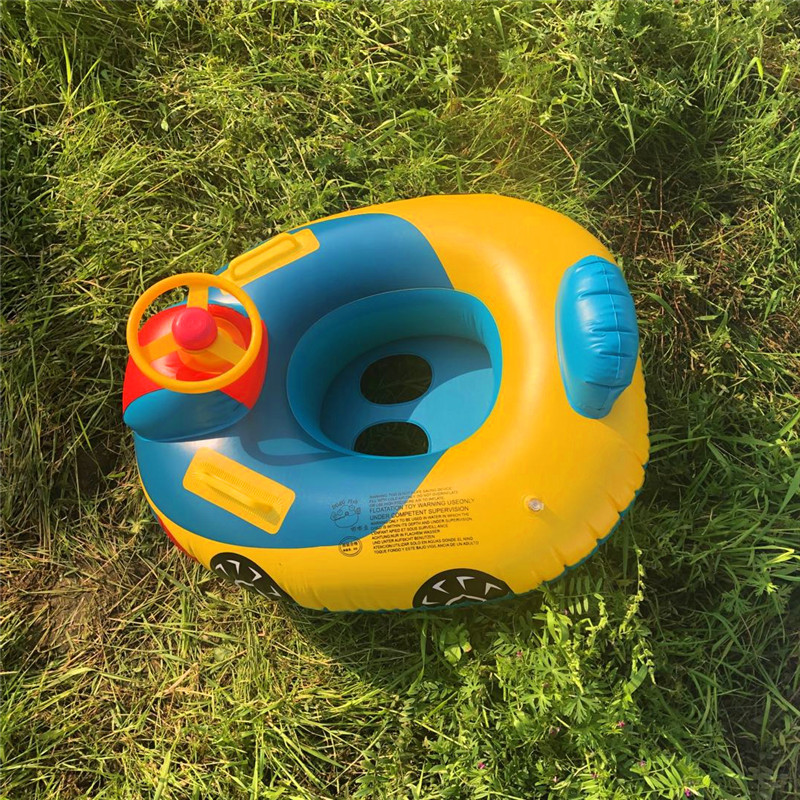 Large Thickened Car Horn Boat Infant Children Swimming in Water Pedestal Ring Steering Wheel Cross-Border Swimming Ring with Canopy Large Thickened Car Horn Boat Infant Children Swimming in Water Pedestal Ring Steering Wheel Cross-Border Swimming Ring with Canopy