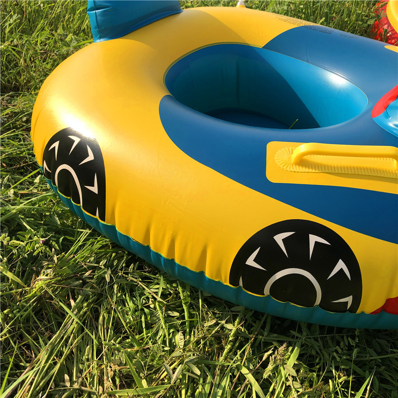 Large Thickened Car Horn Boat Infant Children Swimming in Water Pedestal Ring Steering Wheel Cross-Border Swimming Ring with Canopy Large Thickened Car Horn Boat Infant Children Swimming in Water Pedestal Ring Steering Wheel Cross-Border Swimming Ring with Canopy