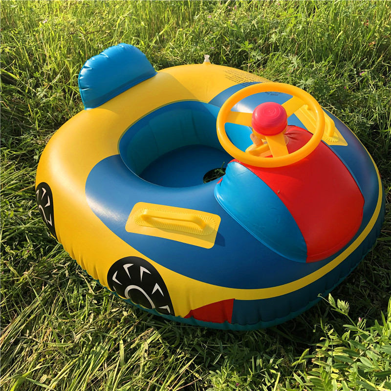 Large Thickened Car Horn Boat Infant Children Swimming in Water Pedestal Ring Steering Wheel Cross-Border Swimming Ring with Canopy Large Thickened Car Horn Boat Infant Children Swimming in Water Pedestal Ring Steering Wheel Cross-Border Swimming Ring with Canopy