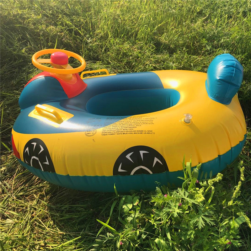 Large Thickened Car Horn Boat Infant Children Swimming in Water Pedestal Ring Steering Wheel Cross-Border Swimming Ring with Canopy Large Thickened Car Horn Boat Infant Children Swimming in Water Pedestal Ring Steering Wheel Cross-Border Swimming Ring with Canopy