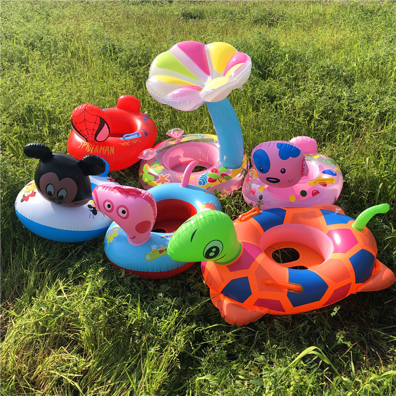 Large Thickened Car Horn Boat Infant Children Swimming in Water Pedestal Ring Steering Wheel Cross-Border Swimming Ring with Canopy Large Thickened Car Horn Boat Infant Children Swimming in Water Pedestal Ring Steering Wheel Cross-Border Swimming Ring with Canopy