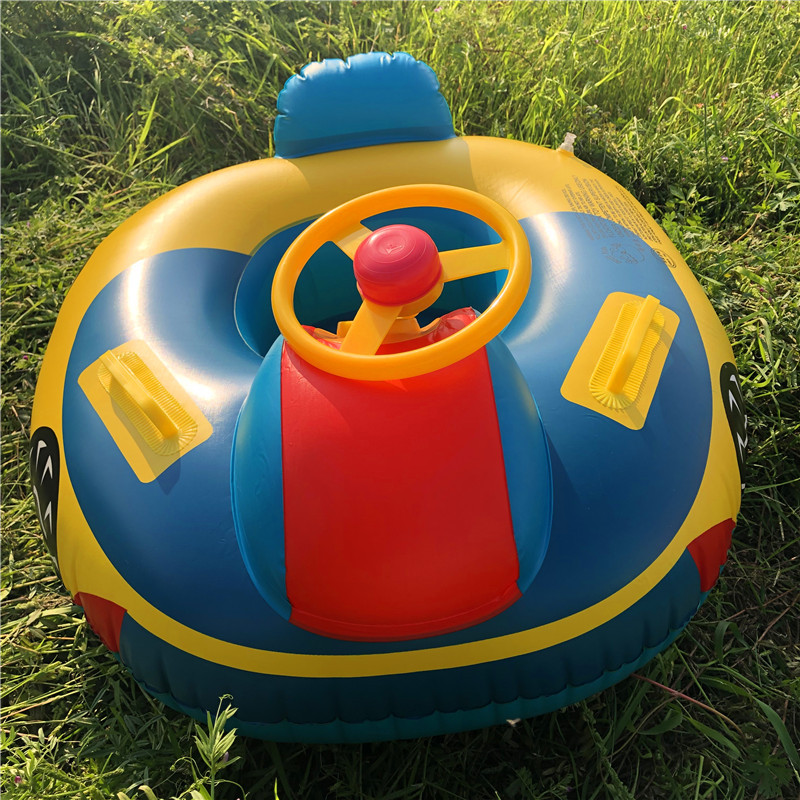 Large Thickened Car Horn Boat Infant Children Swimming in Water Pedestal Ring Steering Wheel Cross-Border Swimming Ring with Canopy Large Thickened Car Horn Boat Infant Children Swimming in Water Pedestal Ring Steering Wheel Cross-Border Swimming Ring with Canopy
