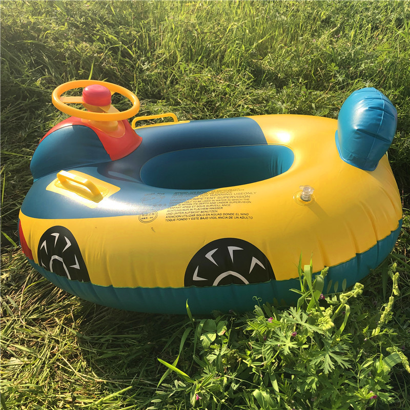 Large Thickened Car Horn Boat Infant Children Swimming in Water Pedestal Ring Steering Wheel Cross-Border Swimming Ring with Canopy Large Thickened Car Horn Boat Infant Children Swimming in Water Pedestal Ring Steering Wheel Cross-Border Swimming Ring with Canopy