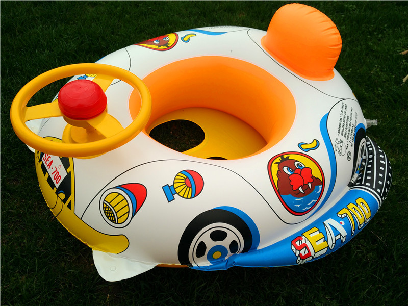 Large Thickened Car Horn Boat Infant Children Swimming in Water Pedestal Ring Steering Wheel Cross-Border Swimming Ring with Canopy Large Thickened Car Horn Boat Infant Children Swimming in Water Pedestal Ring Steering Wheel Cross-Border Swimming Ring with Canopy